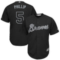 Freddie Freeman #5 Atlanta Braves Phillip Players Weekend Limited Cool Base Baseball Jersey - Black