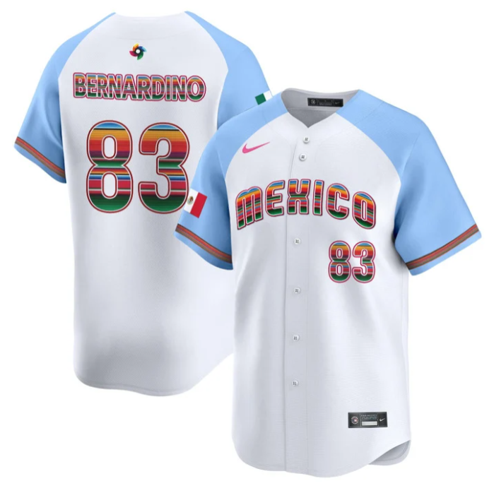 Brennan Bernardino #83 2026 Mexico World Baseball Serape Edition Limited Jersey