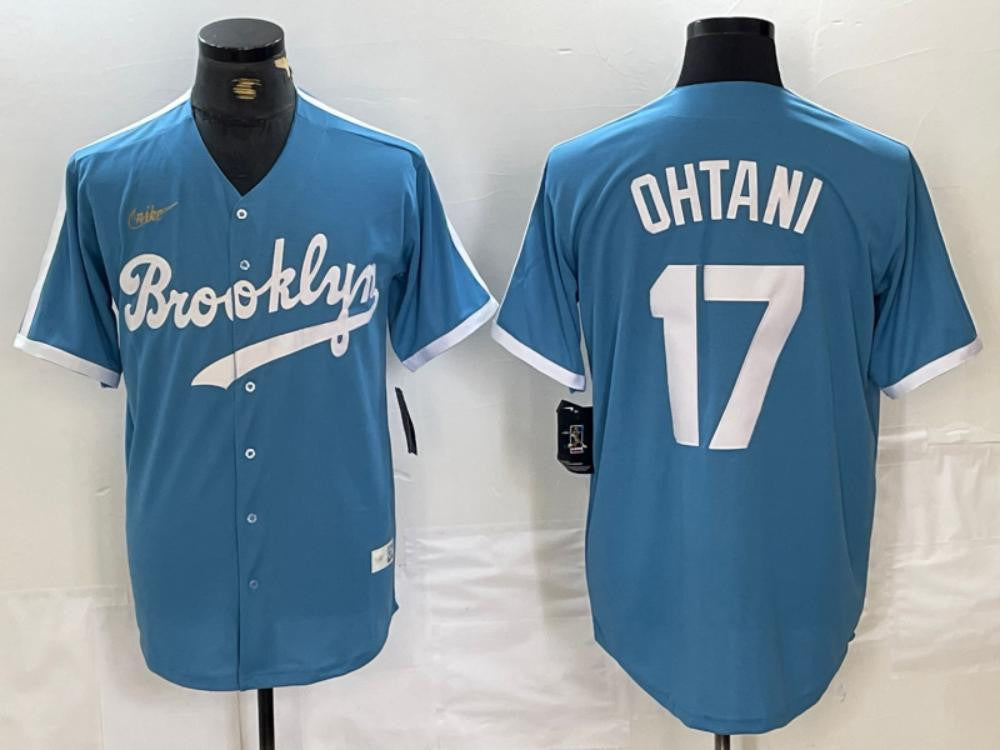 Shohei Ohtani Brooklyn Dodgers Limited Throwback Jersey - Light Blue