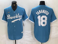 Yoshinobu Yamamoto #18 Brooklyn Dodgers Limited Throwback Jersey - Light Blue