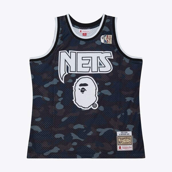 Brooklyn Nets Bape x Mitchell & Ness Swingman Jersey - Mens