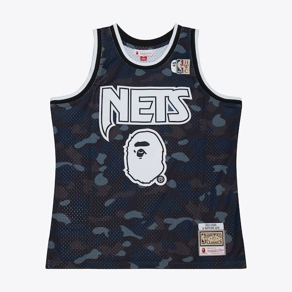Brooklyn Nets Bape x Mitchell & Ness Swingman Jersey - Mens