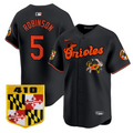 Brooks Robinson #5 Baltimore Orioles Chesapeake Crab Patch Limited Jersey