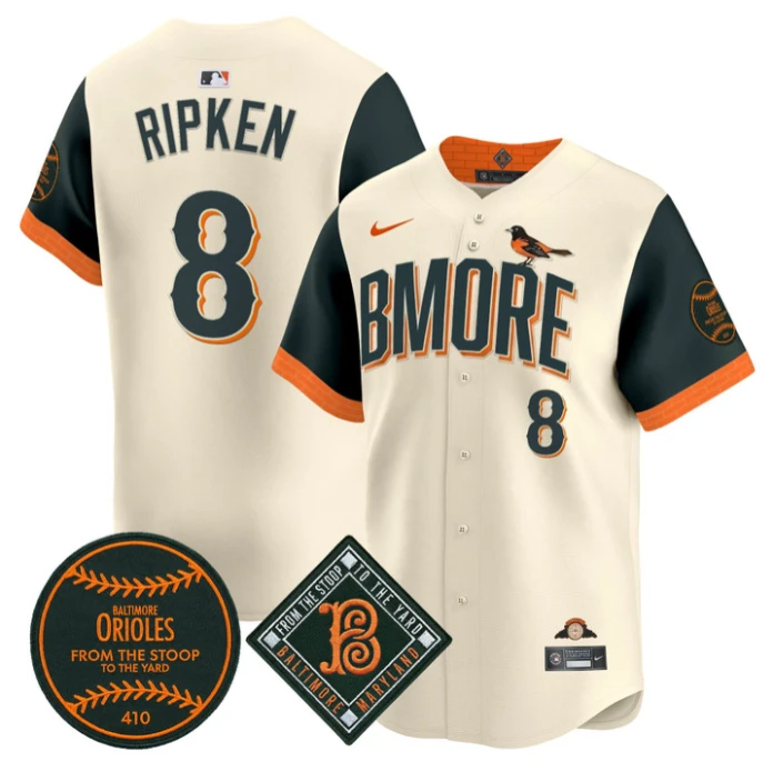 Cal Ripken #8 Baltimore Orioles 2026 City Connect Premier Jersey