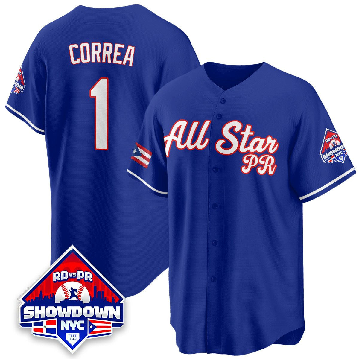 Carlos Correa #1 2025 Puerto Rican Baseball All-Star Limited Jersey