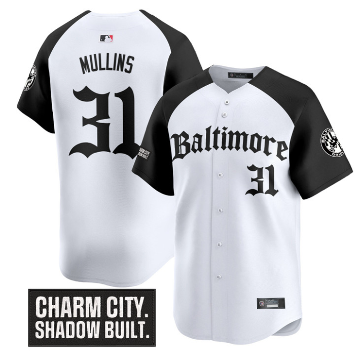 Cedric Mullins #31 Baltimore Orioles Gothic Harbor Edition Alternate Limited Jersey
