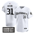 Cedric Mullins #31 Baltimore Orioles Gothic Harbor Edition Limited Jersey - White