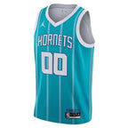 Charlotte Hornets Jordan Icon Edition Swingman Jersey - Teal - Custom - Mens