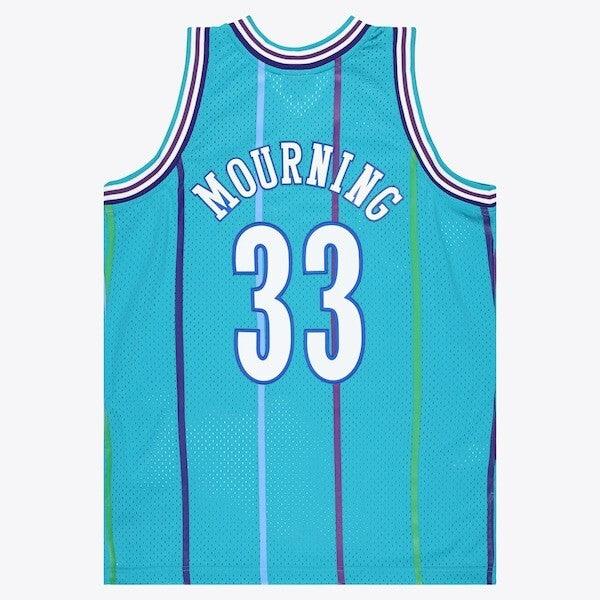 Charlotte Hornets NBA Mitchell & Ness Swingman Jersey - Alonzo Mourning
