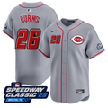 Chase Burns #26 Cincinnati Reds Speedway Classic Limited Jersey - Gray