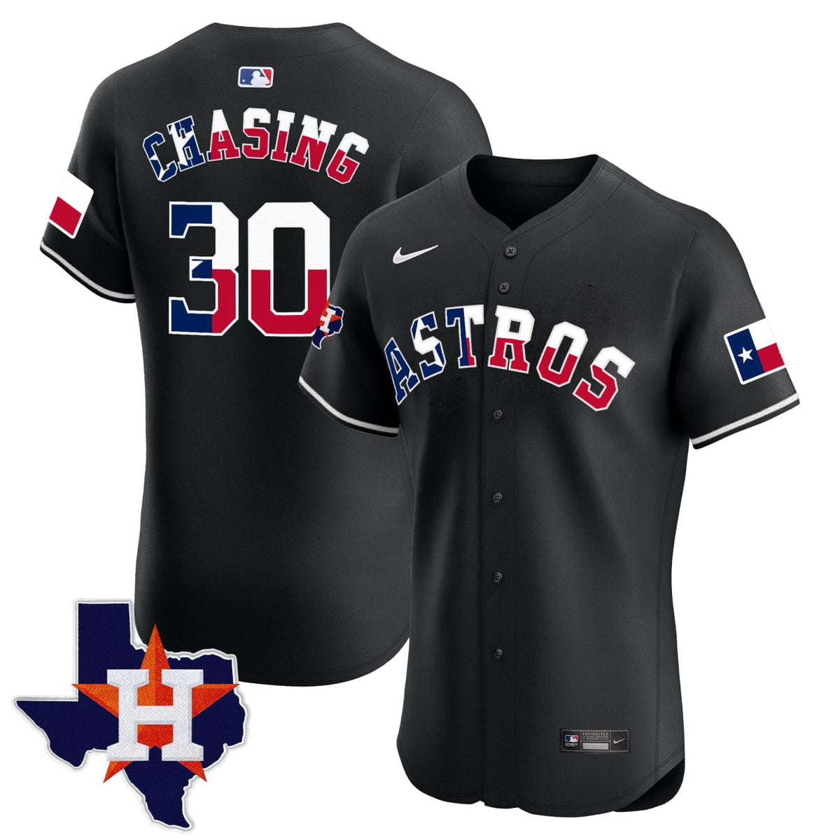Houston Astros Chasing Vapor Premier Elite Jersey