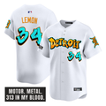 Motor City #34 Detroit Tigers Chet Lemon Graffiti Edition Limited Jersey - White