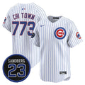 Chi Town #773 Chicago Cubs #773 Ryne Sandberg Tribute Stripes Limited Jersey