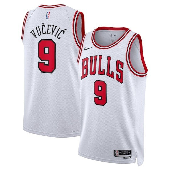 Chicago Bulls Nike Association Edition Swingman Jersey - White - Nikola Vučević - Unisex
