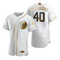 Willson Contreras #40 Chicago Cubs Brandedition White Gift Cubs Fans Limited Jersey - Golden