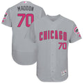 Joe Maddon #70 Chicago Cubs Flexbase Authentic Mothers Day Jersey - Grey