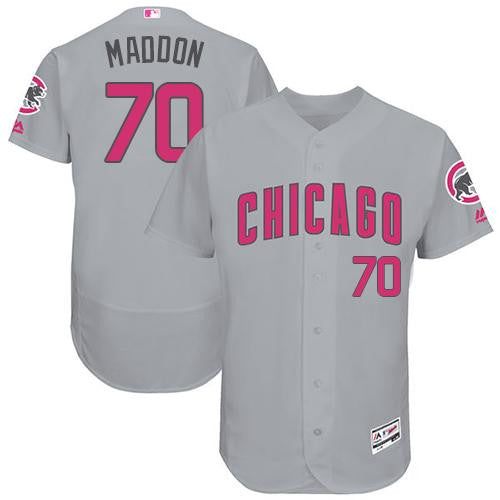 Joe Maddon #70 Chicago Cubs Flexbase Authentic Mothers Day Jersey - Grey
