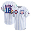 Chicago Cubs #18 2025 Shta Imanaga Tokyo Series Limited Baseball Jersey - White