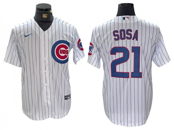 Sammy Sosa #21 Chicago Cubs Home Limited Cool Base Jersey - White