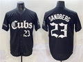 Ryne Sandberg #23 Chicago Cubs 'Gothic North Side Edition' Vapor Premier L Jersey - Black