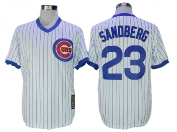 Ryne Sandberg #23 Chicago Cubs Cooperstown Limited Throwback Jersey - White