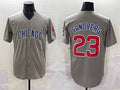 Ryne Sandberg #23 Chicago Cubs Limited Baseball Jersey - Grey