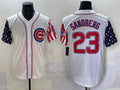 Ryne Sandberg #23 Chicago Cubs 2025 Independence Day Vapor Premier Limited Jersey - White