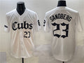 Ryne Sandberg #23 Chicago Cubs 'Gothic North Side Edition' Vapor Premier L Jersey - White