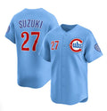 Seiya Suzuki #27 Chicago Cubs 2024/25 2Nd Alternate Limited Baseba Jersey - Blue