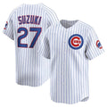 Seiya Suzuki #27 Chicago Cubs Home Limited Baseba Player Jersey - White