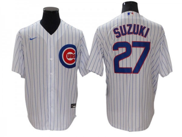 Seiya Suzuki #27 Chicago Cubs Home Limited Cool Base Jersey - White