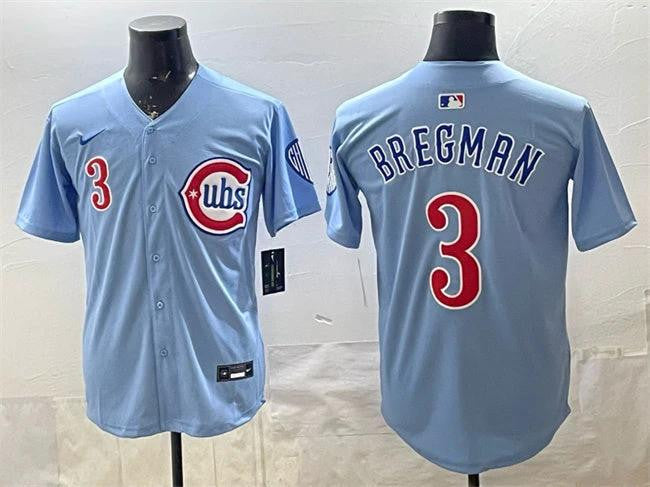Alex Bregman #3 Chicago Cubs 2024 25 2Nd Alternate Limited Jersey - Blue