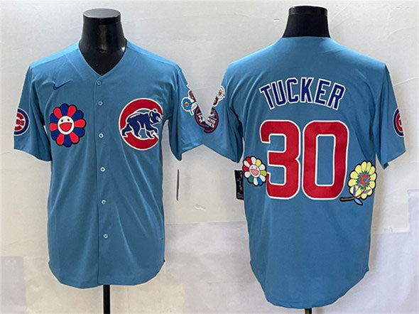 Kyle Tucker #30 Chicago Cubs 2025 Tokyo Series 2Nd Alternate Limited Jersey - Blue
