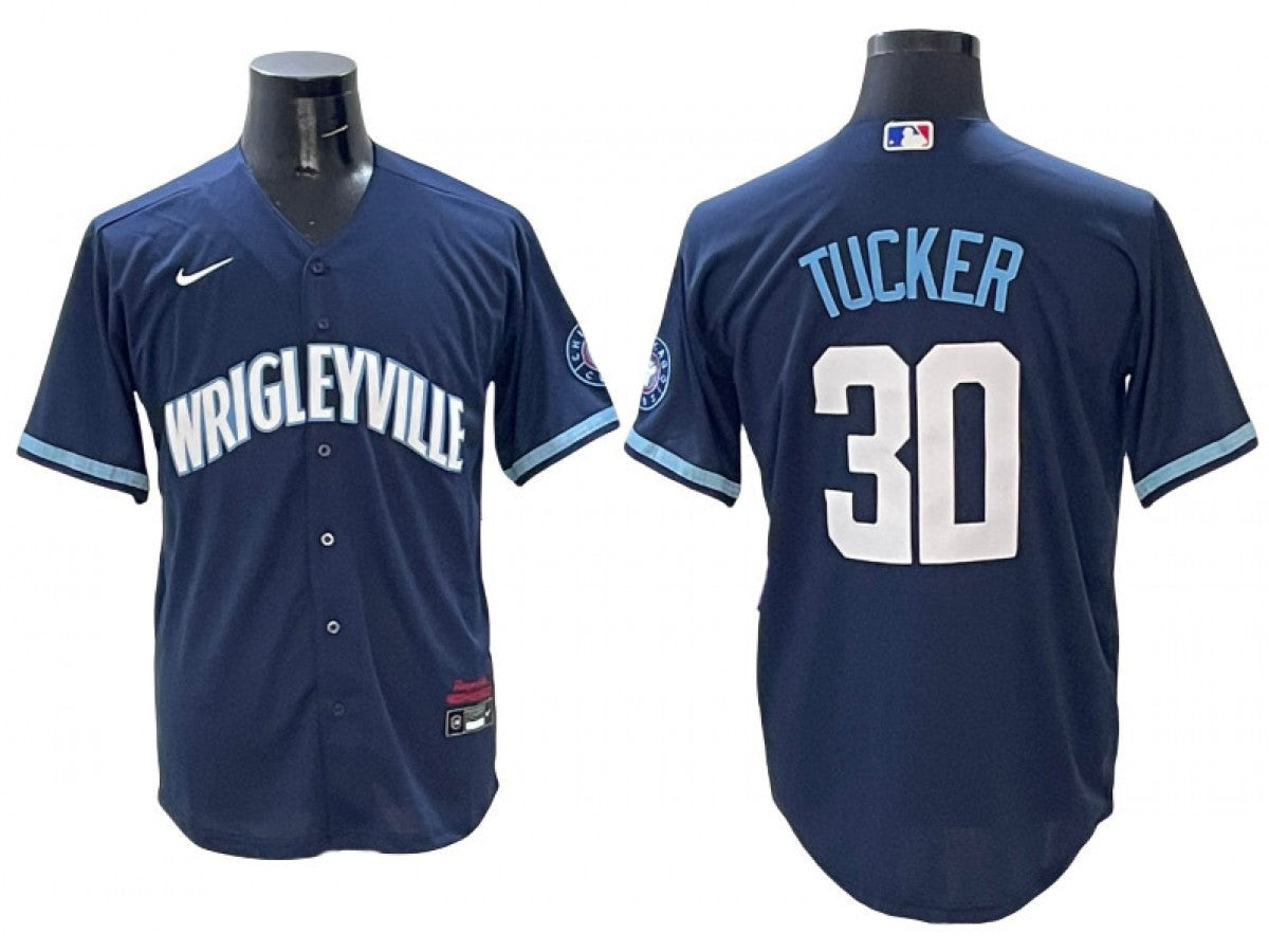 Kyle Tucker #30 Chicago Cubs City Connect Limited Jersey - Navy