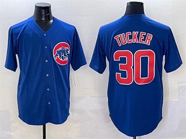 Kyle Tucker #30 Chicago Cubs Limited Cool Base Baseball Jersey - Royal