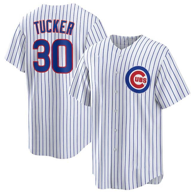 Kyle Tucker #30 Chicago Cubs 2024 Limited Cool Base Baseball Jersey - White
