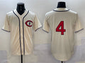 Pete Crow-Armstrong #4 Chicago Cubs Field Of Dreams Cool Base Bas Limited Jersey - Cream