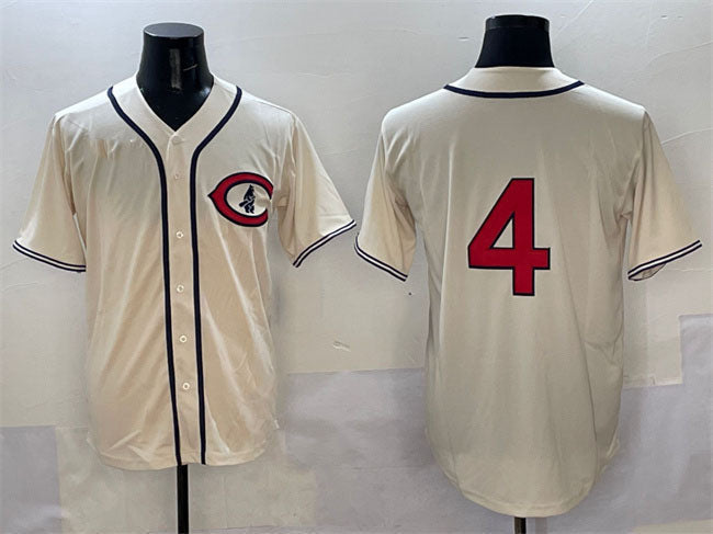 Pete Crow-Armstrong #4 Chicago Cubs Field Of Dreams Cool Base Bas Limited Jersey - Cream