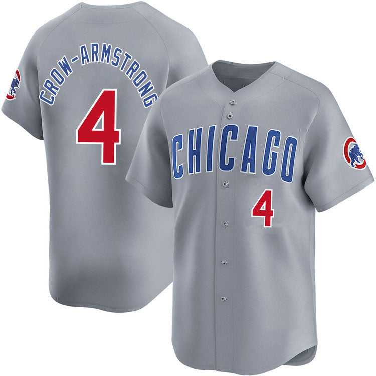 Pete Crow-Armstrong #4 Chicago Cubs Limited Baseball Jersey - Gray