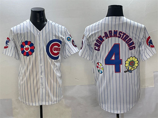 Pete Crow-Armstrong #4 Chicago Cubs 2025 Tokyo Series Limited Bas Jersey - White