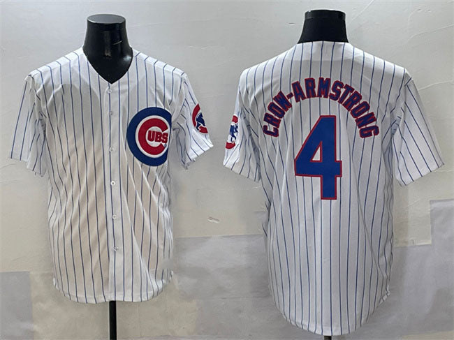 Pete Crow-Armstrong #4 Chicago Cubs Limited Cool Base Baseball Jersey - White