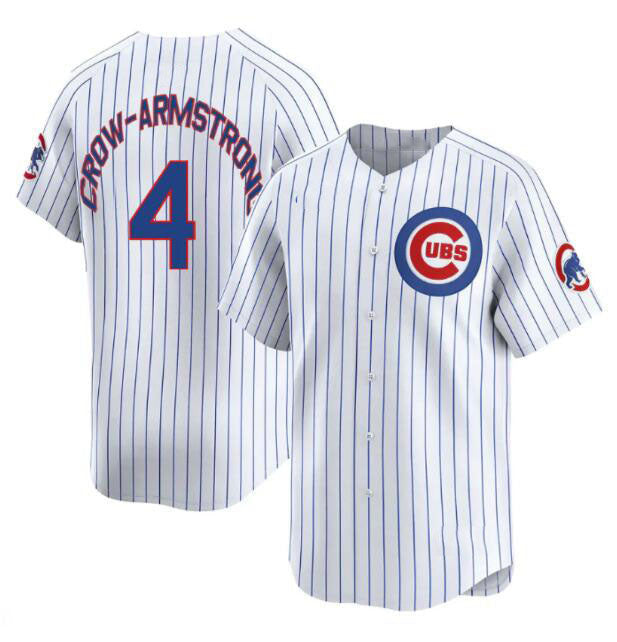 Pete Crow-Armstrong #4 Chicago Cubs Home Limited Baseball Jersey - White