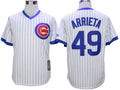 Jake Arrieta #49 Chicago Cubs Limited Throwback Jersey - White