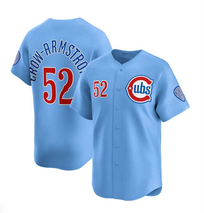 Pete Crow-Armstrong #52 Chicago Cubs 2024/25 2Nd Alternate Limited Jersey - Blue