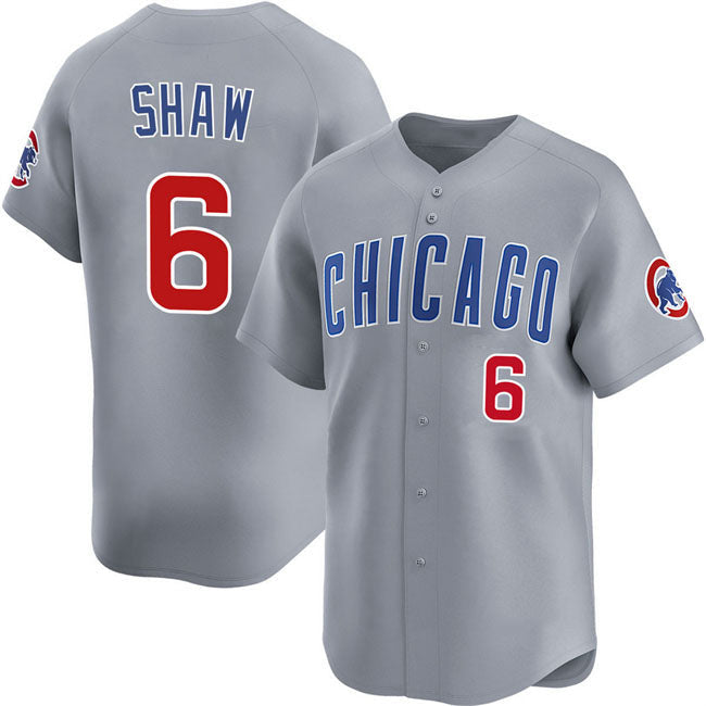 Matt Shaw #6 Chicago Cubs Limited Baseball Jersey - Gray