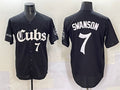 Dansby Swanson #7 Chicago Cubs 'Gothic North Side Edition' Vapor Premier L Jersey - Black
