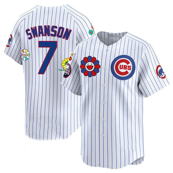 Dansby Swanson #7 Chicago Cubs 2025 Tokyo Series Limited Baseball Jersey - White