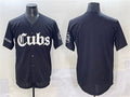 Chicago Cubs Blank 'Gothic North Side Edition' Vapor Premier Limited Stitc Jersey - Black