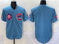 Chicago Cubs 2025 Blank Tokyo Series 2Nd Alternate Limited Basebal Jersey - Blue