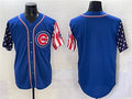 Independence Day V Chicago Cubs 2025 Blank Apor Premier Limited Ba Jersey - Royal